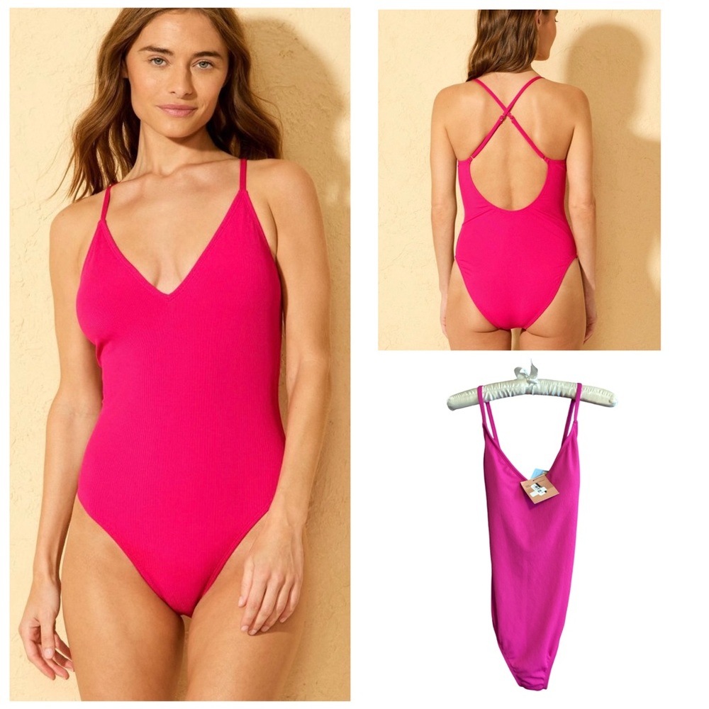 🚨Final Sale🚨 NWT Shade & Shore Pink Swimsuit Size Large 12/14